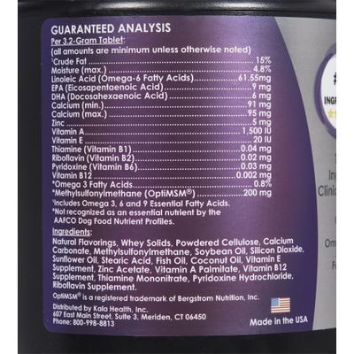 Dermatrix Skin & Coat Dog Supplement, 90 count