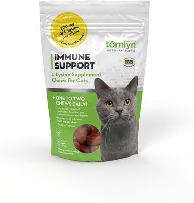 Masticables blandos con sabor a nogal para gatos, suplemento inmunológico (bolsa de 30 unidades)