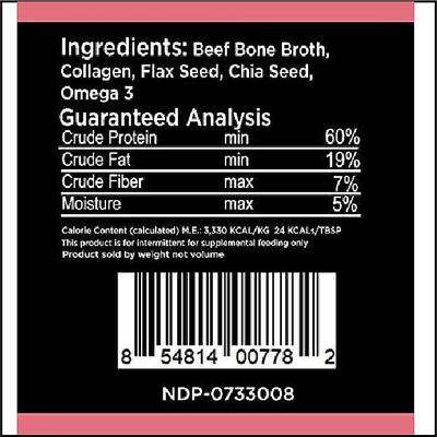 Skin & Coat Bone Broth Dry Dog & Cat Food Topping, 6-oz jar