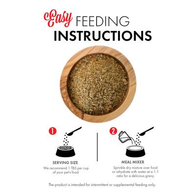 Top It Beef Stew Grain-Free Dry Dog & Cat Food Topping, 4-oz bag