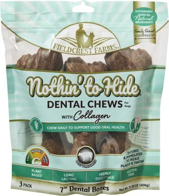 Nothin' to Hide Beef 7-in Dental Dog Chews, 1 count