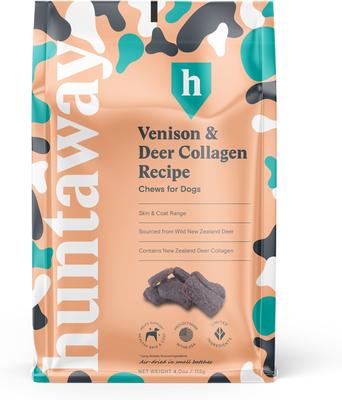 Galletas suaves y masticables sin cereales con colágeno de venado y ciervo, bolsa de 113 g