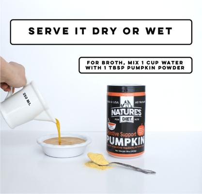 Digestive Pumpkin Powder Digestive Aid Supplement for Dogs & Cats, 16-oz jar