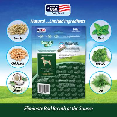 Fresh Smileezz Large Grain-Free Dental Dog Treats, 12 count