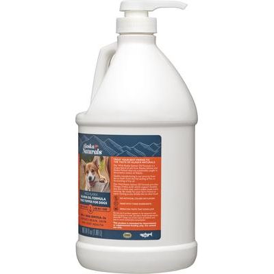 Suplemento para perros con aceite de salmón salvaje de Alaska, botella de 64 onzas líquidas