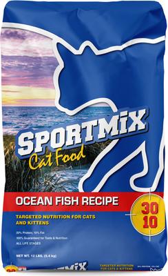 Ocean Fish Recipe Dry Cat Food, 12-lb bag