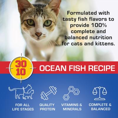 Ocean Fish Recipe Dry Cat Food, 12-lb bag