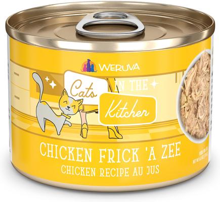 Comida enlatada para gatos sin cereales Cats in the Kitchen Cuties, paquete variado, 3.2 oz, caja de 12