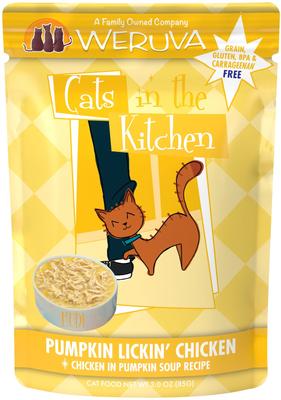 Bundle: Weruva Cats in the Kitchen Pumpkin Jack Splash Tuna + Cats in the Kitchen Pumpkin Lickin' Chicken in Pumpkin Soup Cat Food Pouches
