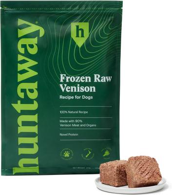 Frozen Wild Venison Raw Dog Food, 3-lb bag, case of 3