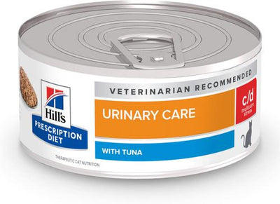 c/d Multicare Stress Urinary Care with Tuna Wet Cat Food, 5.5-oz can, case of 24