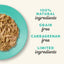 Comida húmeda para gatos de atún con anchoa entera y trocitos de algas en caldo, 2.47 oz, caja de 12