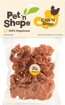 Chik 'n Rings Dog Treats, 8-oz bag, 1 pack