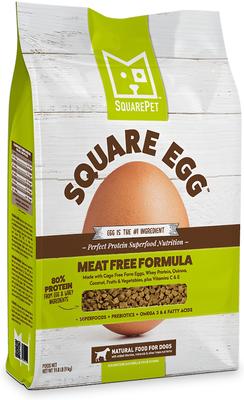 Square Egg Meat Free Formula Dry Dog Food, 4.4-lb bag