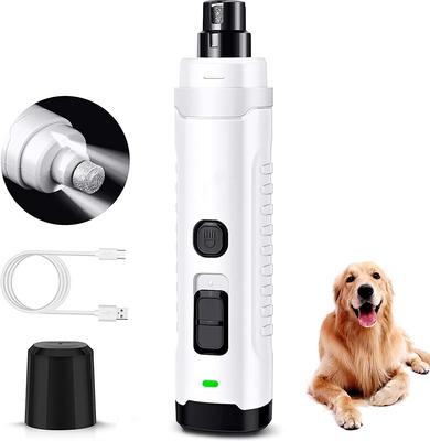 LED Dog & Cat Nail Grinder, White