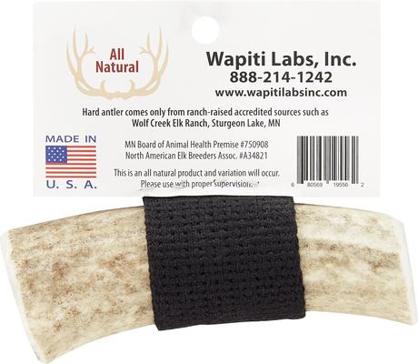 Whole Elk Antlers Dog Chews, Small-Medium