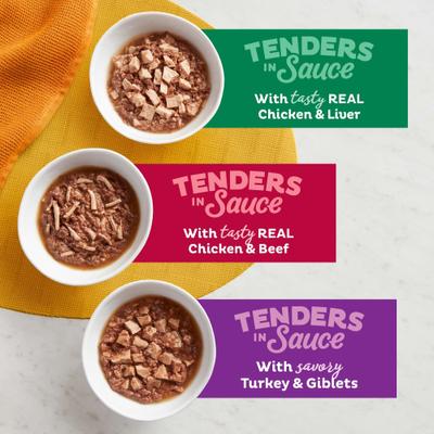Tender Favorites Poultry & Beef Cat Food Variety Pack, 2.75-oz cup, case of 12