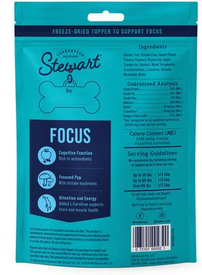 Focus with Shiitake Mushroom, Salmon & Vegetable Recipe Limited-Ingredient Adult, Freeze-Dried Dog Treats, 4-oz pouch