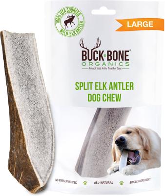 Split Elk Antler Dog Chews, 6 - 7 in