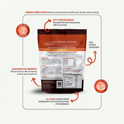 ArthriMAXX Premium Dog Soft Chews Joint Support Supplement, 120 count