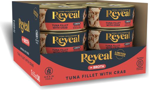 Natural Limited Ingredient Grain-Free Tuna Fillet in Broth Wet Cat Food, 5.5-oz, case of 12