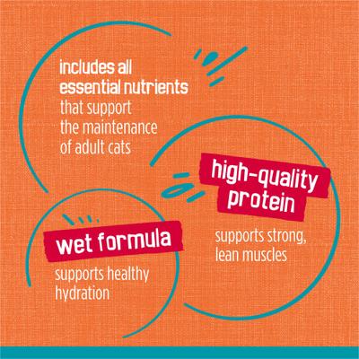 Tasty Treasures Chicken, Tuna & Scallop Flavor in Gravy Canned Cat Food, 5.5-oz can, case of 24