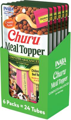 Churu Chicken with Pumpkin Recipe Dog Food Topper, 24 count