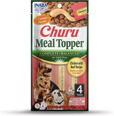 Churu Chicken with Beef Recipe Dog Food Topper, 24 count