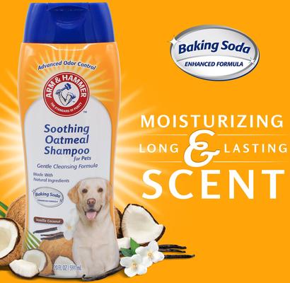 Vanilla Coconut Soothing Oatmeal Dog Shampoo, 20-fl oz bottle