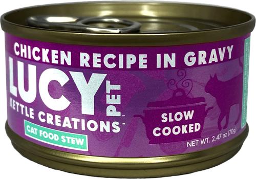 Kettle Creations Chicken Recipe in Gravy Wet Cat Food, 2.47-oz can, case of 12