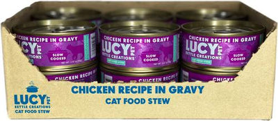 Kettle Creations Chicken Recipe in Gravy Wet Cat Food, 2.47-oz can, case of 12