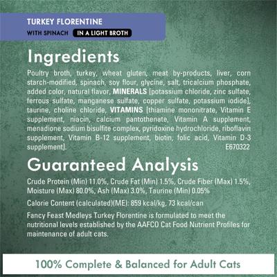 Medleys Florentine Collection Pack Canned Cat Food, 3-oz, case of 12