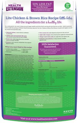 Little Bites Lite Chicken & Brown Rice Recipe Dry Dog Food, 15-lb bag