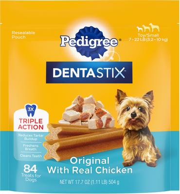 Dentastix Beef Mini Dental Dog Treats, 24 count