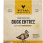 Freeze-Dried Raw Duck Mini Patties Entree Cat Food, 8-oz bag