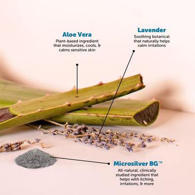 Spray para aliviar la picazón en zonas sensibles con aroma a lavanda Restore + Soothe para perros y gatos, botella de 4 onzas líquidas