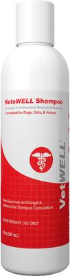 KetoWell Antiseptic Dog, Cat & Horse Shampoo, 16-fl oz bottle