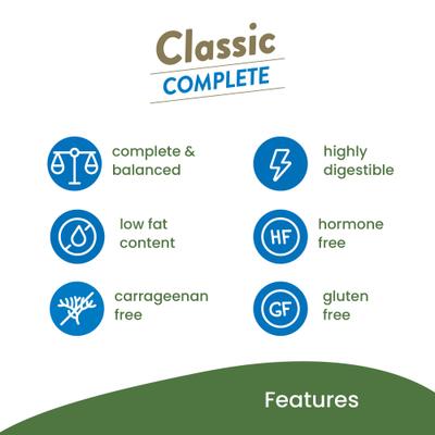 Classic Complete Chicken Recipe with Ocean Fish & Pumpkin in Gravy Grain-Free Wet Cat Food, 2.47-oz can, case of 12