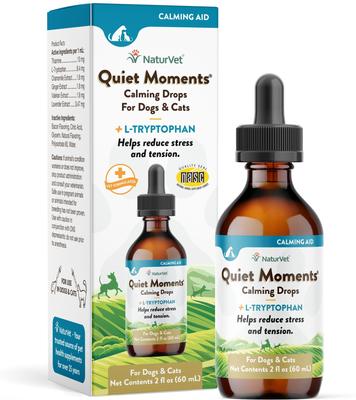 Quiet Moments Liquid Calming Supplement for Cats & Dogs, 2-fl oz bottle