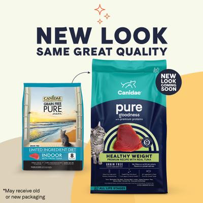 Grain-Free PURE Limited Ingredient Indoor Tuna Formula Dry Cat Food, 5-lb bag