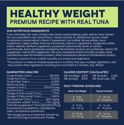 Grain-Free PURE Limited Ingredient Indoor Tuna Formula Dry Cat Food, 5-lb bag