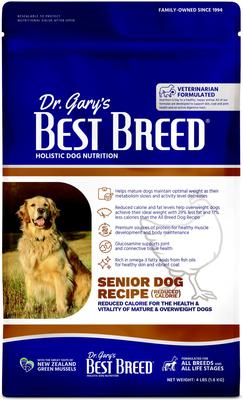 Holistic Senior Reduced Calorie Dry Dog Food, 4-lb bag