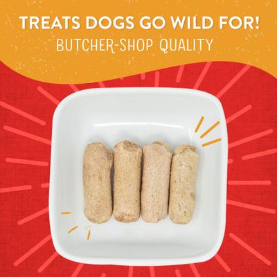 Bundle: Stella & Chewy's Chicken Wild Weenies + Duck Wild Weenies Freeze-Dried Raw Dog Treats, 3.25-oz bag, pack of 2
