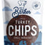 Whole Turkey Chips All Natural Single Ingredient Dog Treats, 8-oz bag
