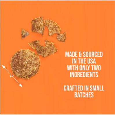 Barkin Burger Chicken & Pumpkin Dog Treat, 4-oz bag