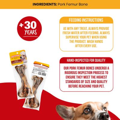 Natural Pork Femur Dog Bone
