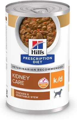 k/d Kidney Care with Chicken Wet Dog Food, 13-oz, case of 12