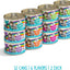 Bundle: BFF Rainbow A Gogo Variety Pack + OMG Rainbow Road Variety Pack Canned Cat Food