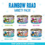 Bundle: BFF Rainbow A Gogo Variety Pack + OMG Rainbow Road Variety Pack Canned Cat Food
