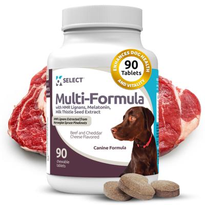 HMR Multi-Formula Beef Flavor Dog Hormone Supplement, 30 mg, 90 count